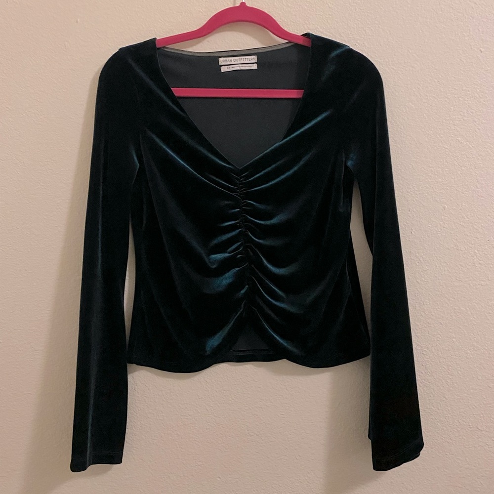 UO Velvet Going Out Top